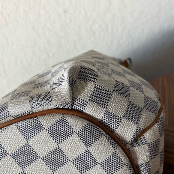 Louis Vuitton Damier Azur Riviera MM Zipper Handbag - Picture 8 of 16